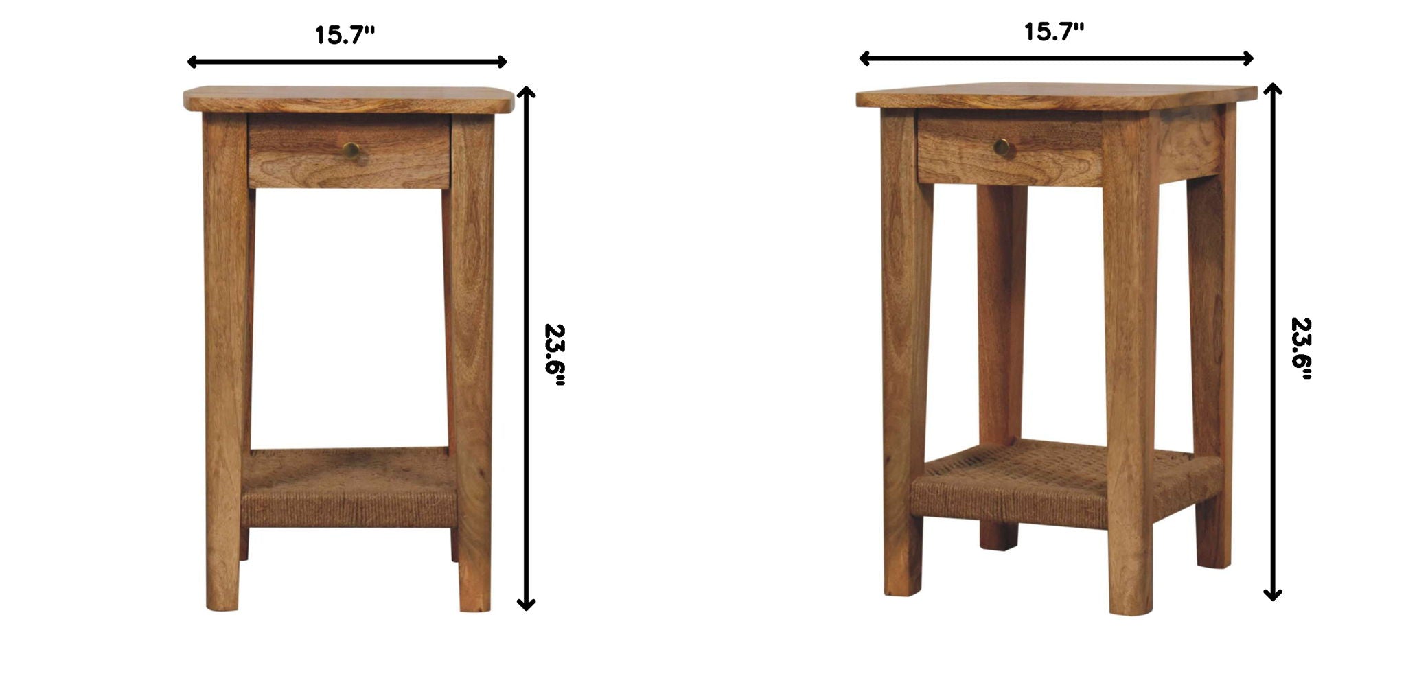 Rope 1 Drawer Table by HouseOfZazla