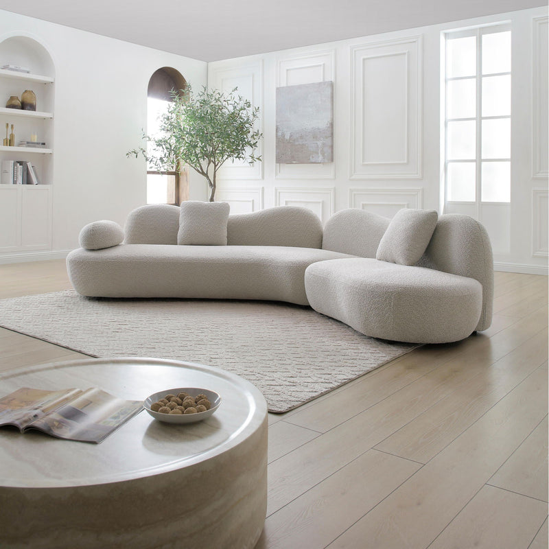 Modern Curved Modular 5 Seater Sofa by HouseOfZazla