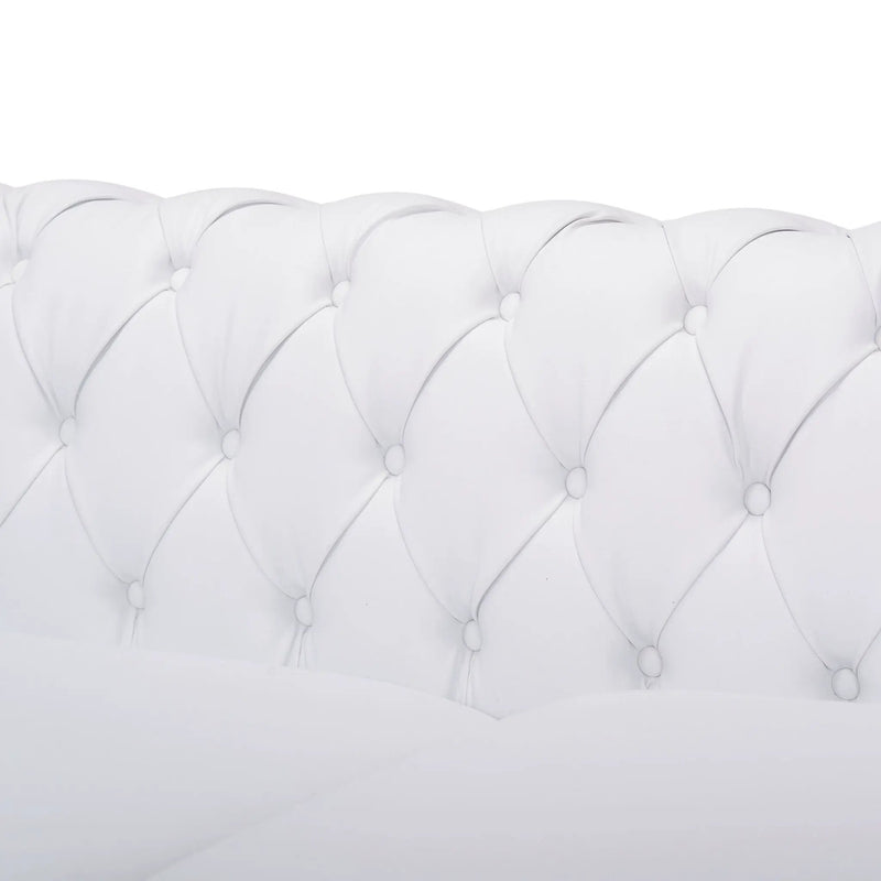 Chesterfield Style 3 Seater Sofa With Deep Button Tufting by HouseOfZazla
