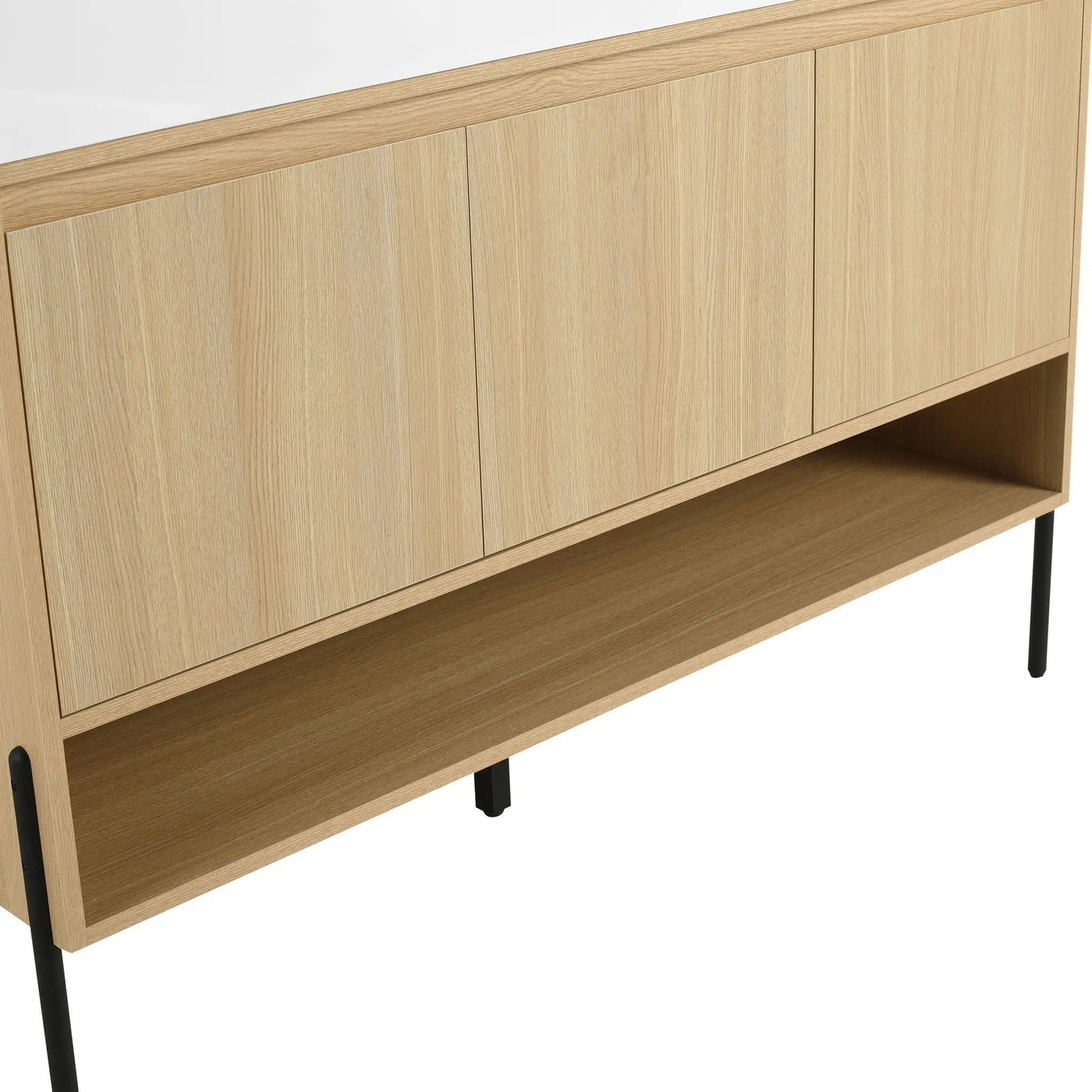 Modern Bathroom Vanity Combo With Single Resin Sink And Storage Cabinet by HouseOfZazla