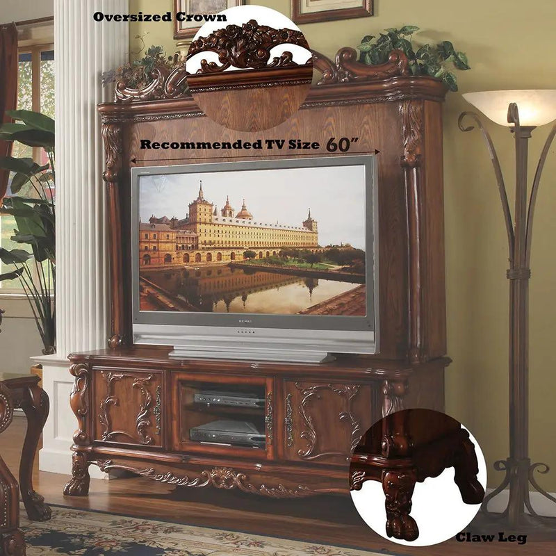 Dresden - 81" Entertainment Center - Cherry Oak by Unique Piece Furniture