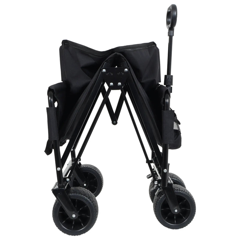 3-in-1 Convertible Folding Wagon Cart with Bench Seat & Storage by HouseOfZazla