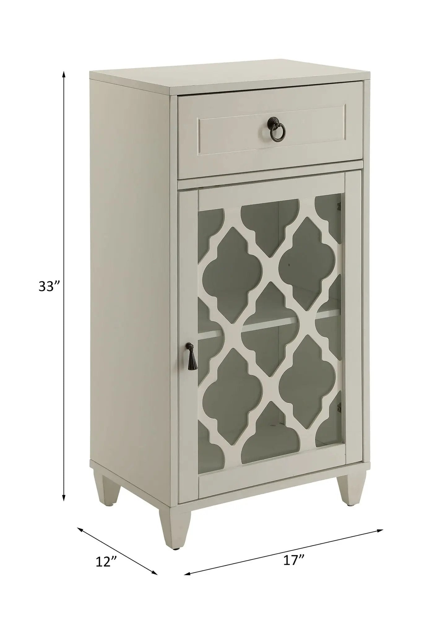 Ceara - Accent Table - White by HouseOfZazla
