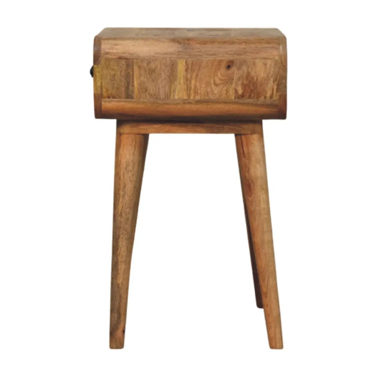 Solid Wood Avora Nightstand with 1-Drawer, Oak-ish by HouseOfZazla