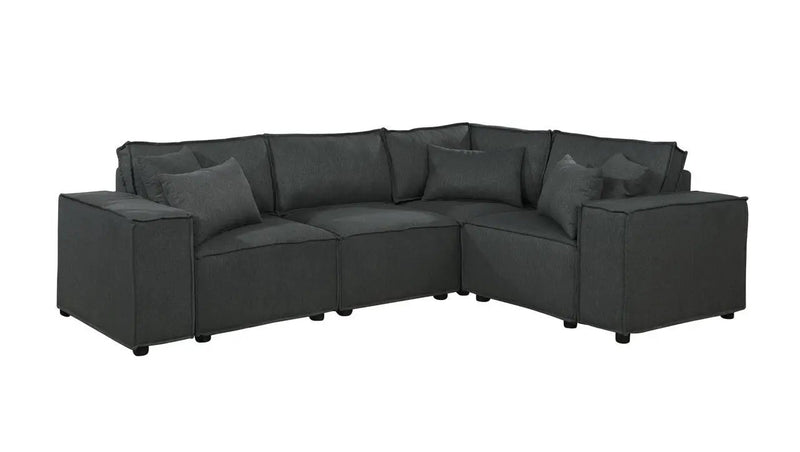 Melrose - Modular Sectional Sofa With Ottoman by Unique Piece Furniture