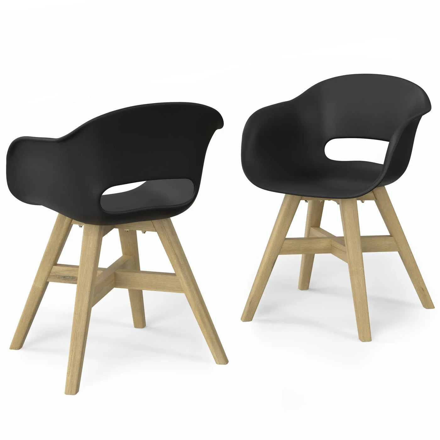 Kona - Outdoor Dining Chair In Plastic (Set of 2) by HouseOfZazla