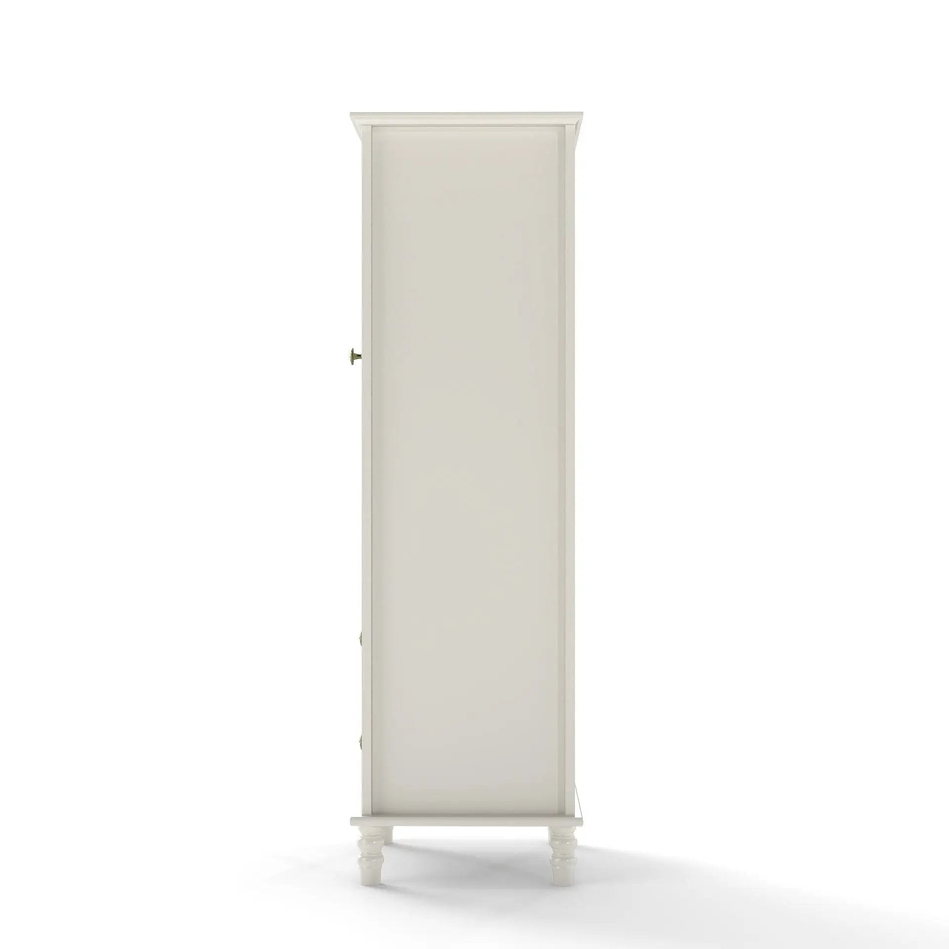 Minimalism Buffet Cabinet With Glass Doors And Double Drawer by HouseOfZazla