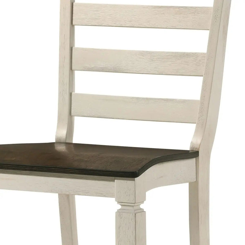 Tasnim - Counter Height Chair (Set of 2) - Oak & Antique White by Unique Piece Furniture