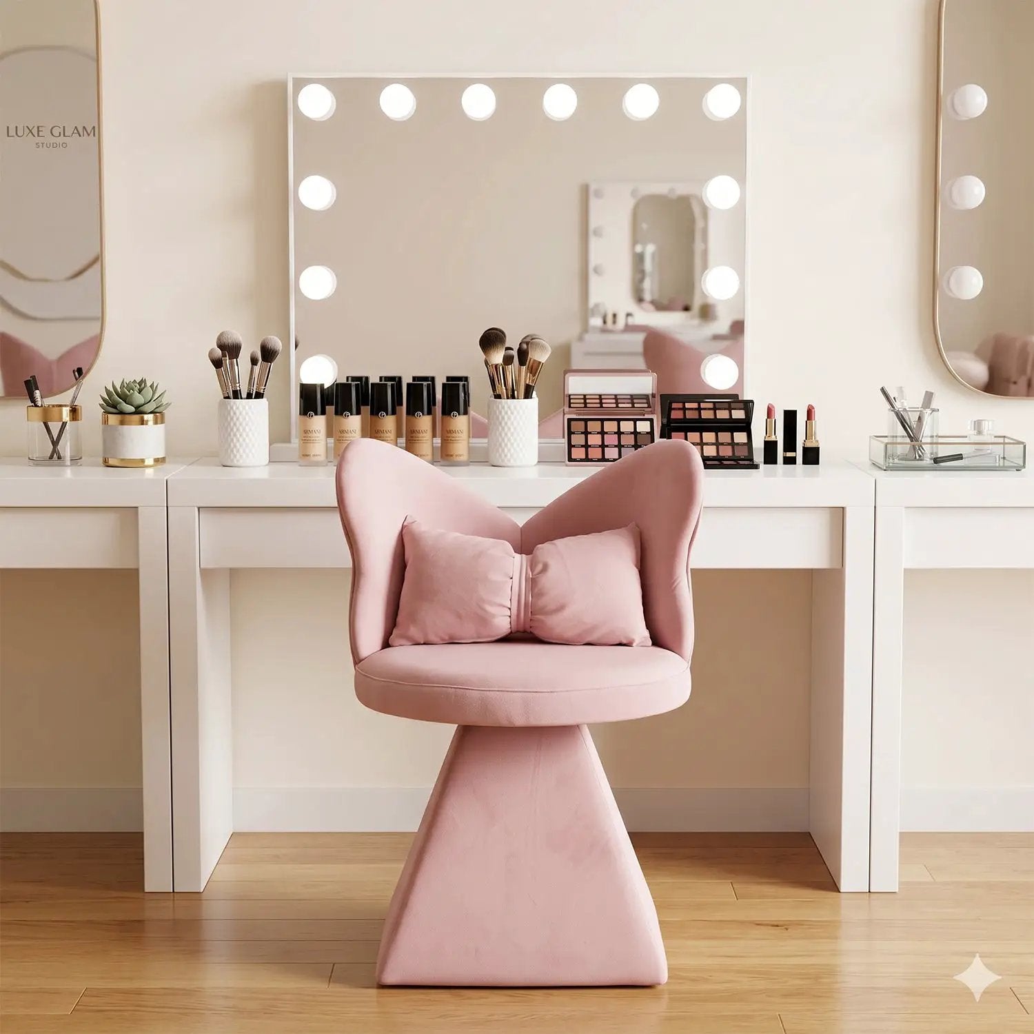 Vanity Chair with Butterfly Back by HouseOfZazla