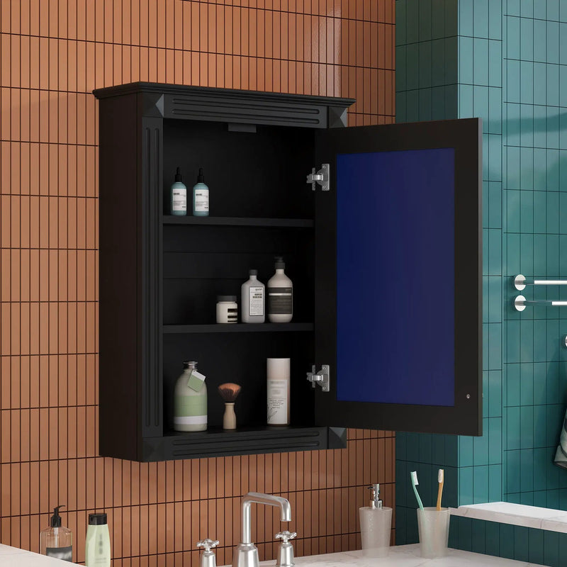 Wall Mounted Bathroom Storage Medicine Cabinet For Over Toilet With Mirror by Unique Piece Furniture