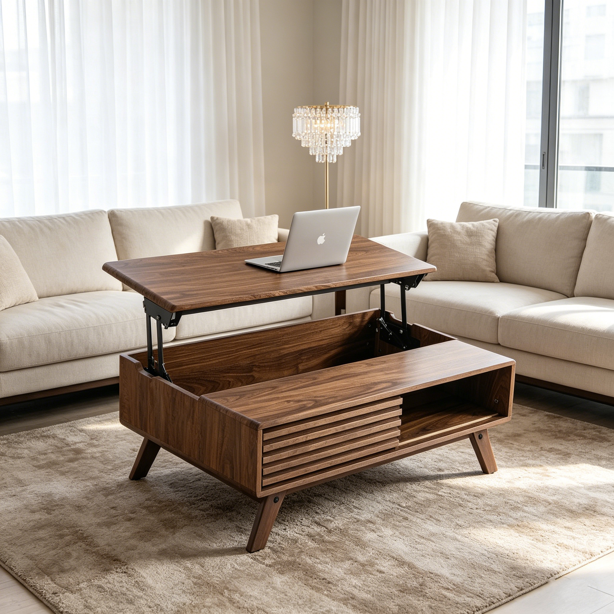 39.37" Mid-Century Coffee Table by HouseOfZazla