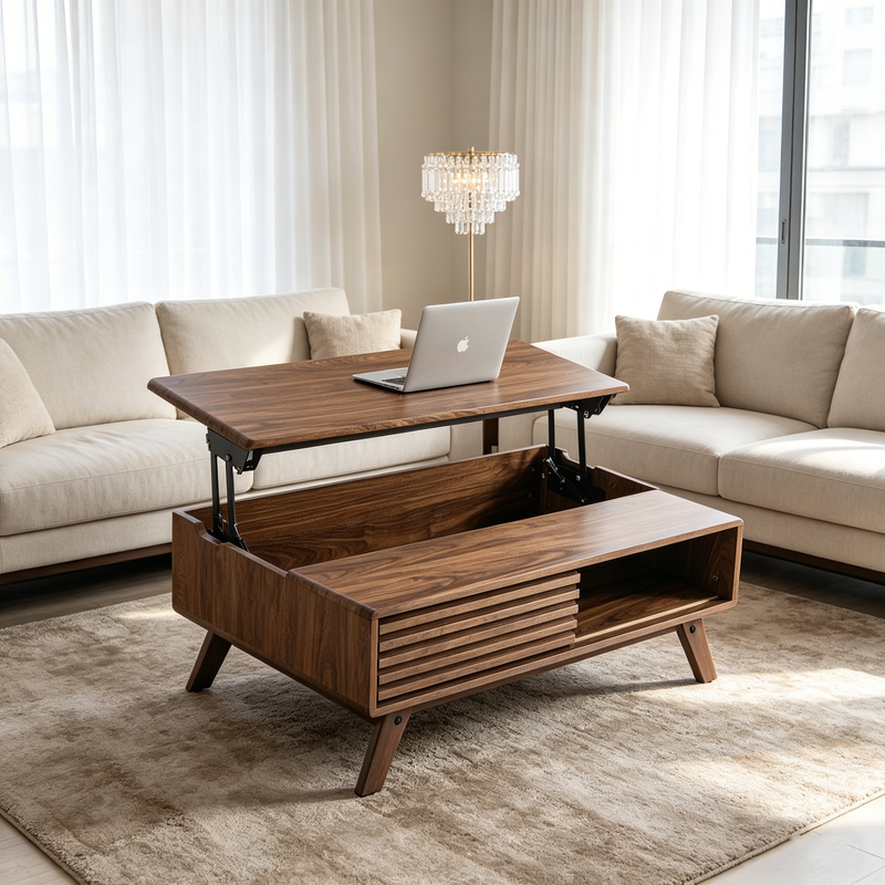 39.37" Mid-Century Coffee Table by HouseOfZazla
