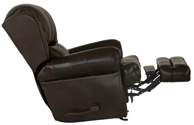 Roberto - Leather Rocker Recliner - Cocoa by Unique Piece Furniture