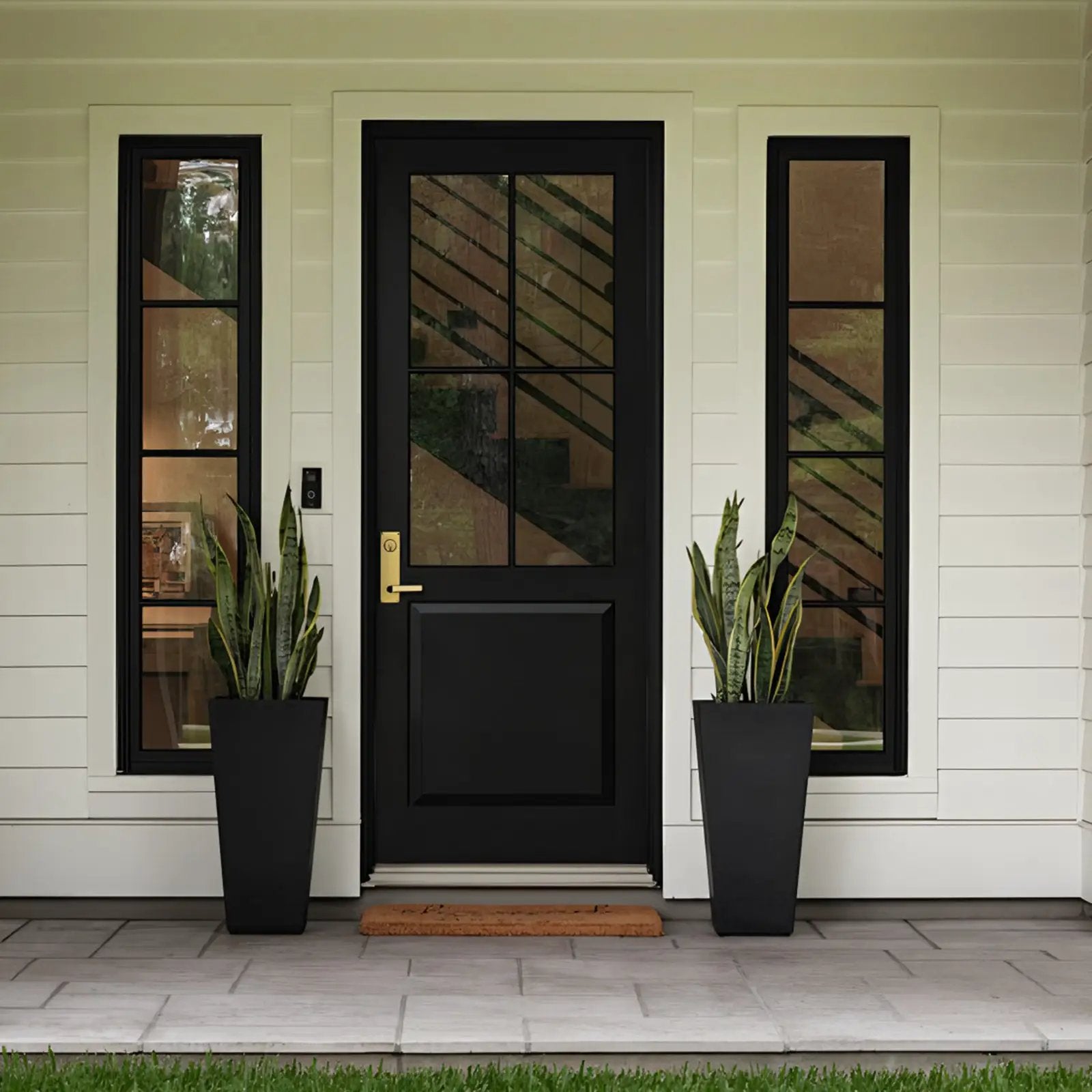 22" Tall Planter Set of 2, Outdoor & Indoor by HouseOfZazla
