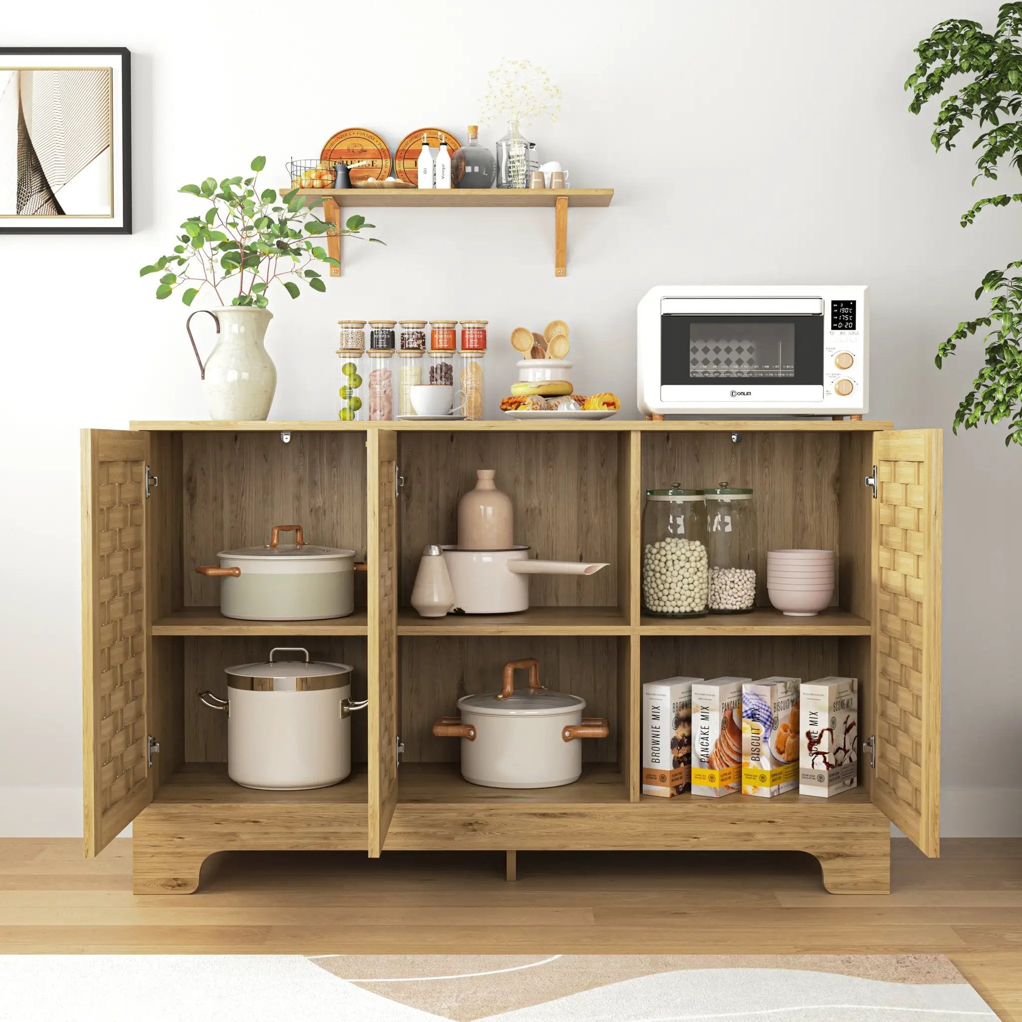 Storage Cabinet with 3 Doors by HouseOfZazla