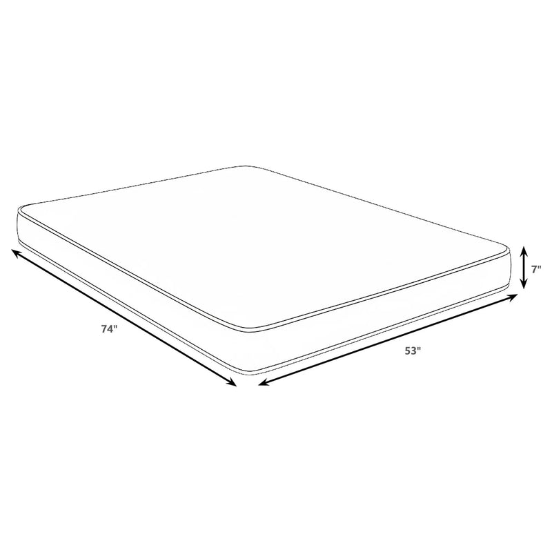 Kenyon 7-inch Full Bamboo Cover Firm Foam Mattress by Unique Piece Furniture