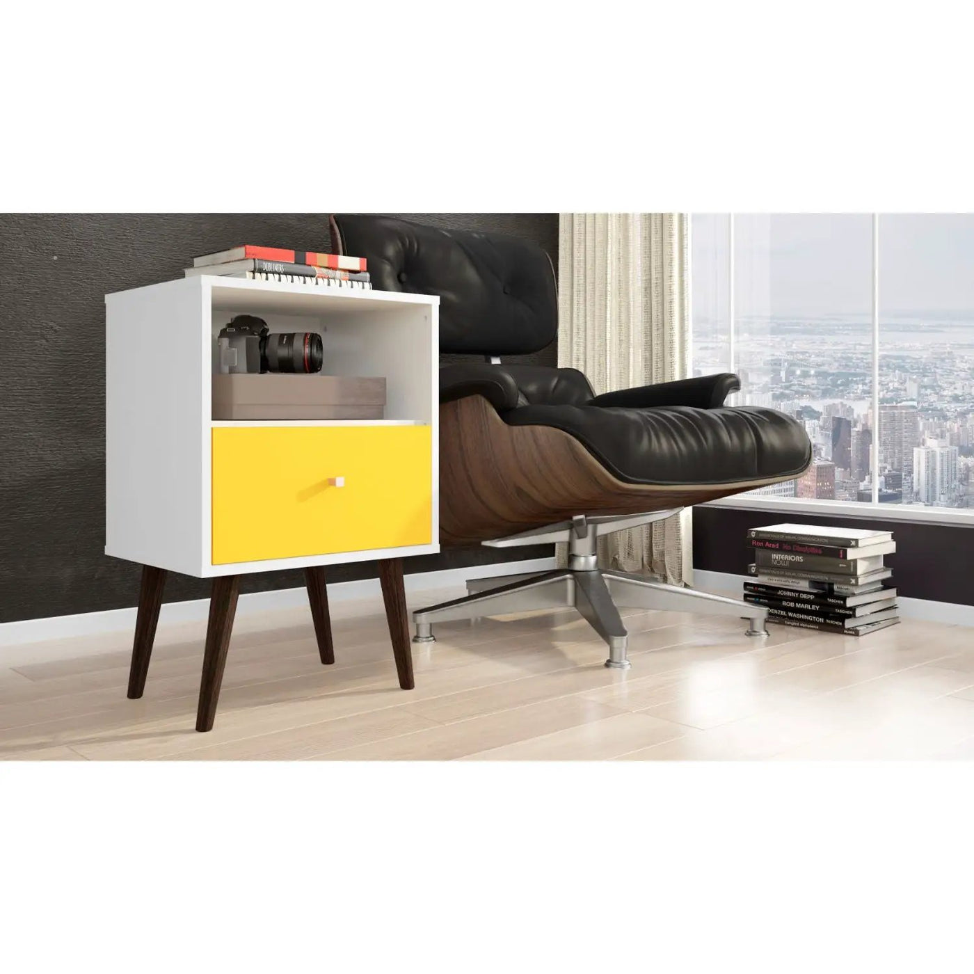 Liberty - Nightstand 1 Drawer For Bedroom by HouseOfZazla