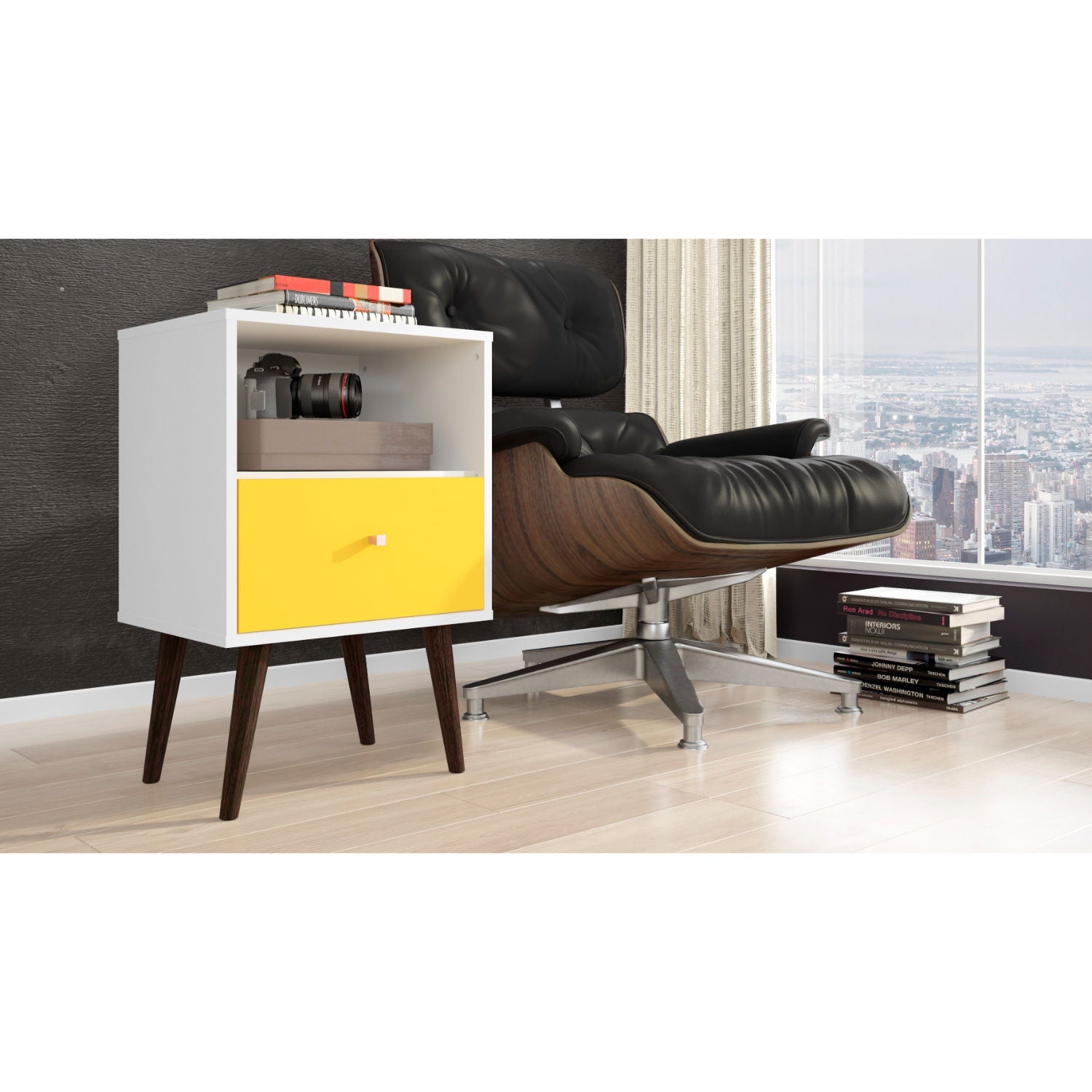 Liberty - Nightstand 1 Drawer For Bedroom by HouseOfZazla