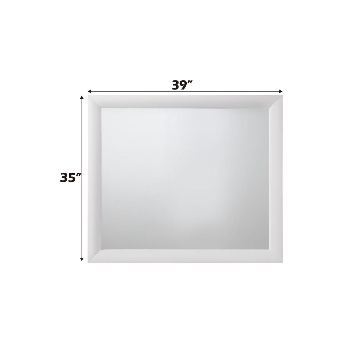 Contemporary Design Mirror with Modern Frame - Black, White, Dark Brown, Dark Gray, photo 11 of 16