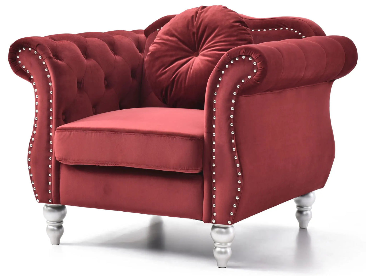 Chic Transitional Flared Arm Chair by HouseOfZazla