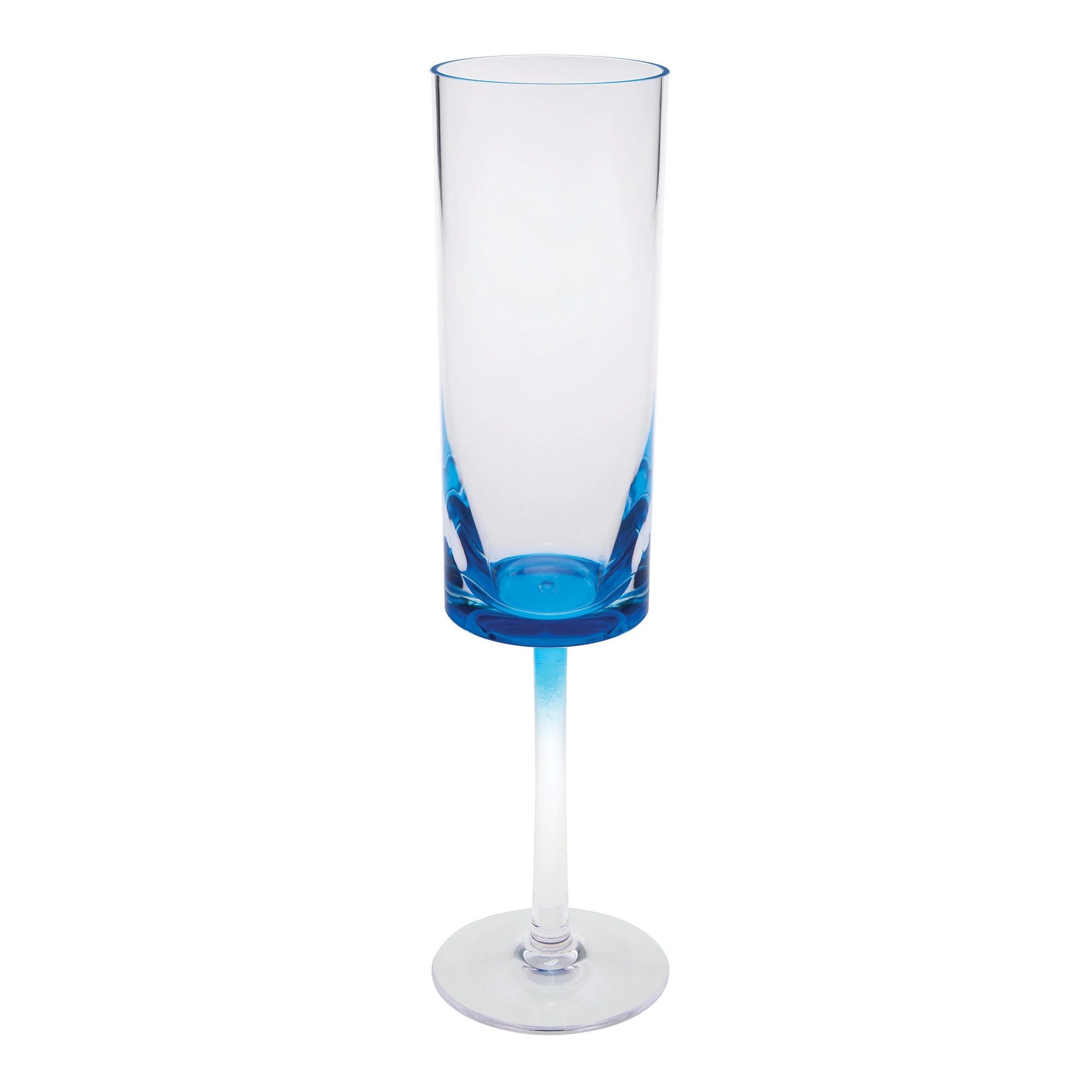 Oval Halo - Acrylic Champagne Flutes (Set of 4) by HouseOfZazla