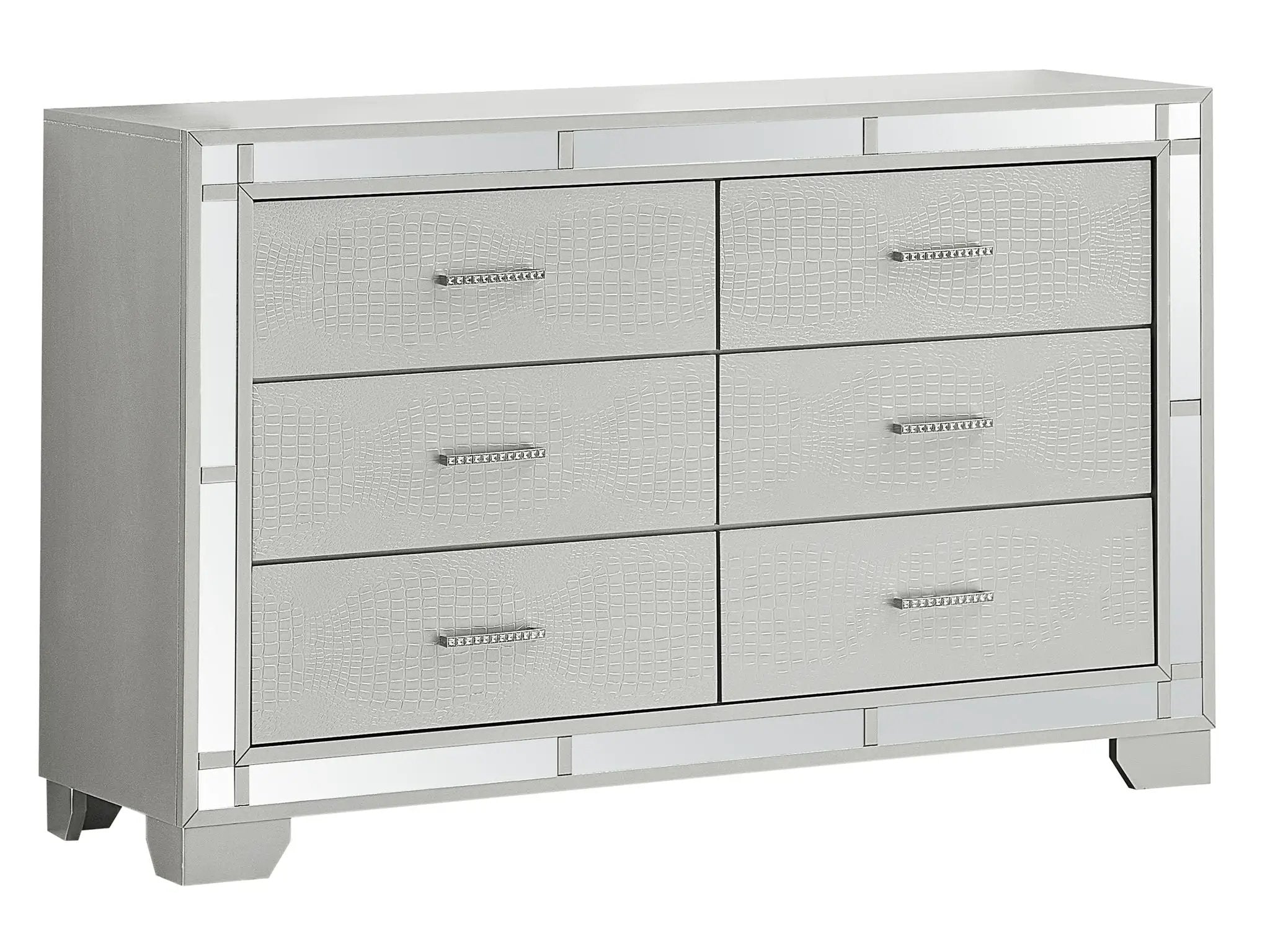 Madison - Dresser - Silver Champagne by Unique Piece Furniture