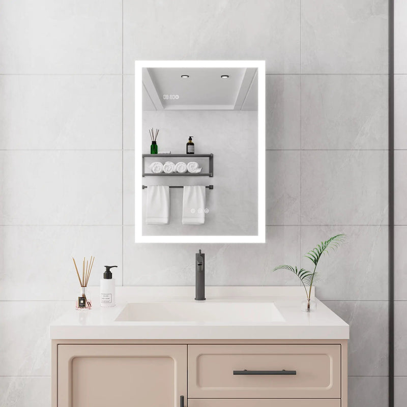 Bathroom Medicine Cabinet With Lights, LED Medicine Cabinet With Mirror, Lighted Medicine Cabinet With Defogger by Unique Piece Furniture