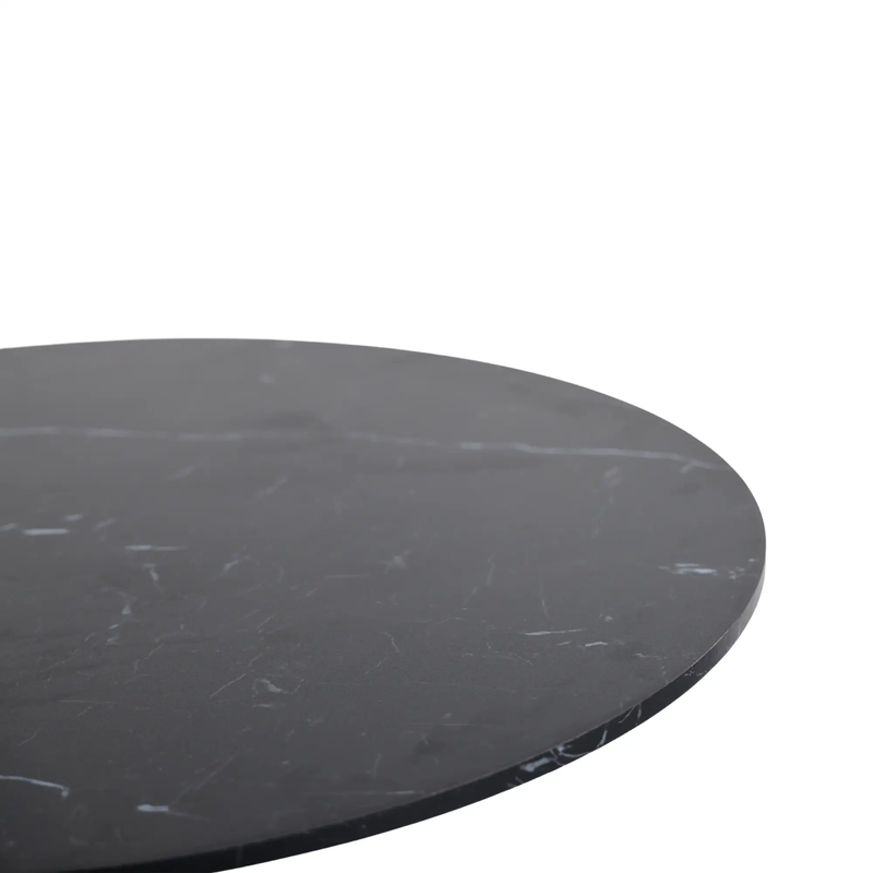 Mid-Century Black Marble Tulip Table by HouseOfZazla