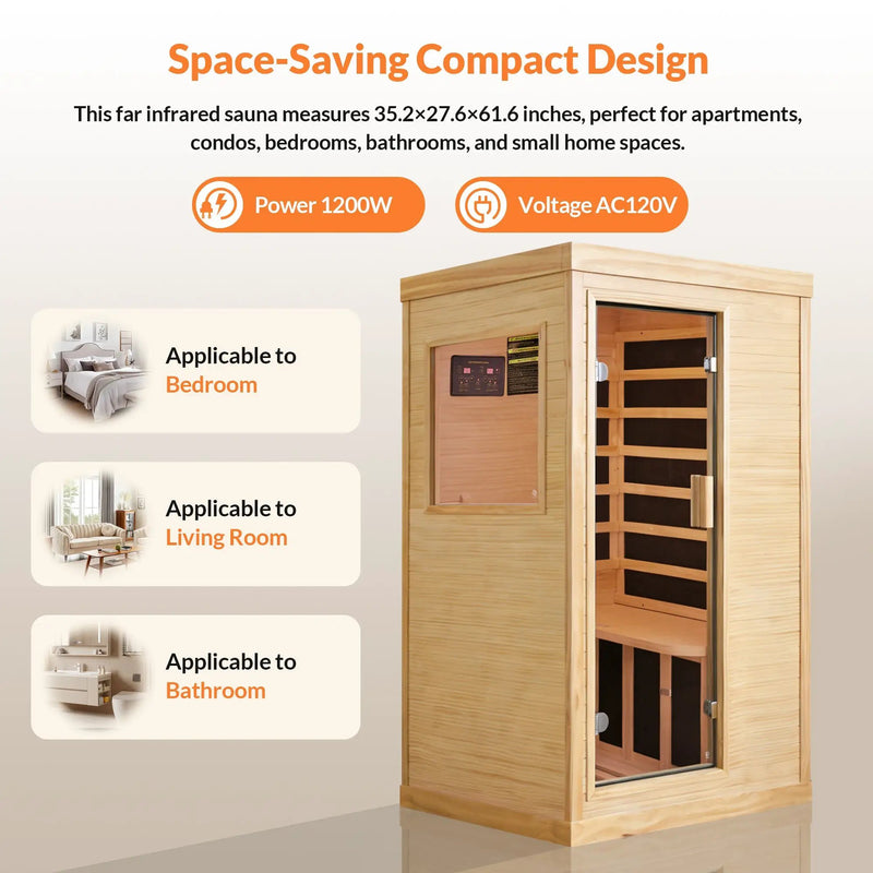 HOSAUNA Single Person Sauna by HouseOfZazla