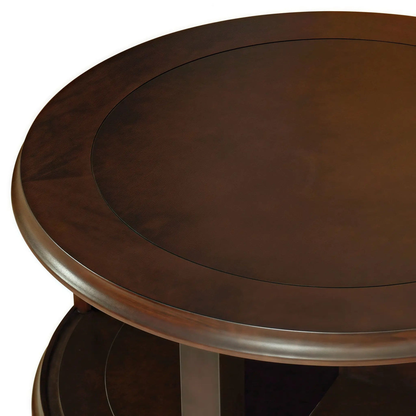 Modern Nesting Coffee Table Set with Glass and Solid Wood Frame by HouseOfZazla