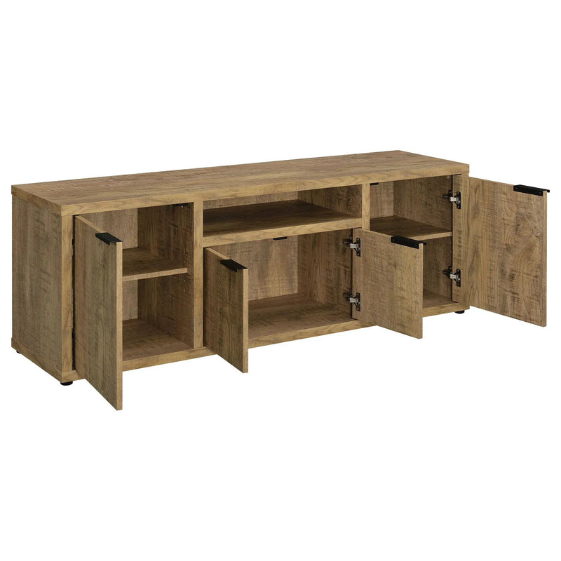 Tabby 4-door Engineered Wood 60-inch TV Stand Mango by Unique Piece Furniture
