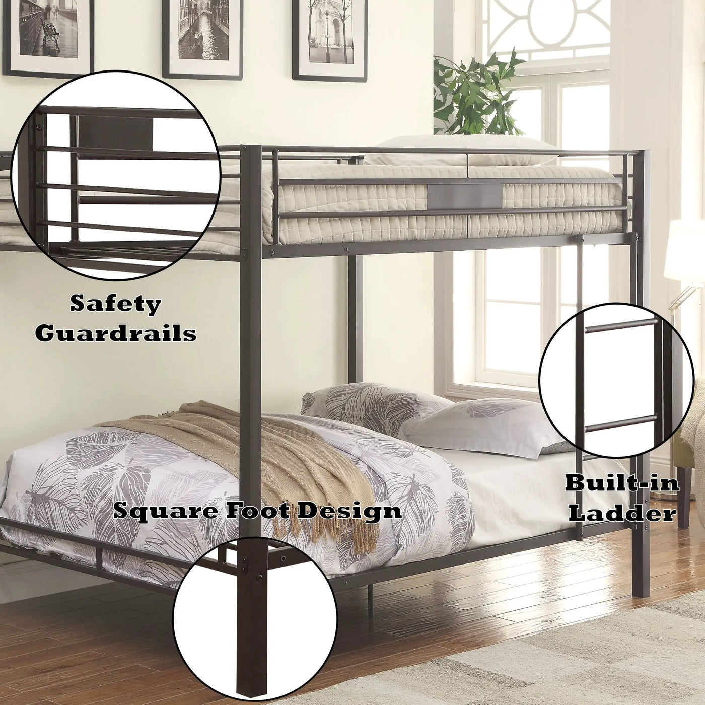 Limbra Spacious Design Double Bunk Bed by HouseOfZazla