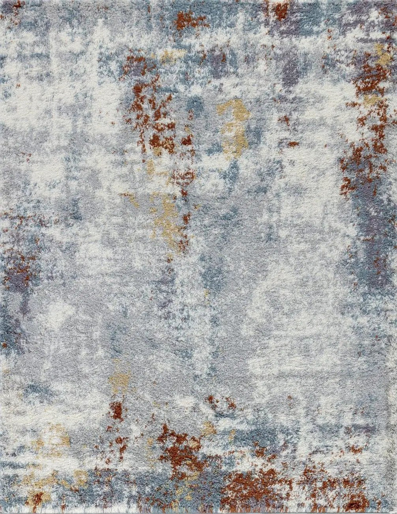 Loft Shag - 5' 3" X 7' Shaggy Area Rug - Gray - Polypropylene by HouseOfZazla