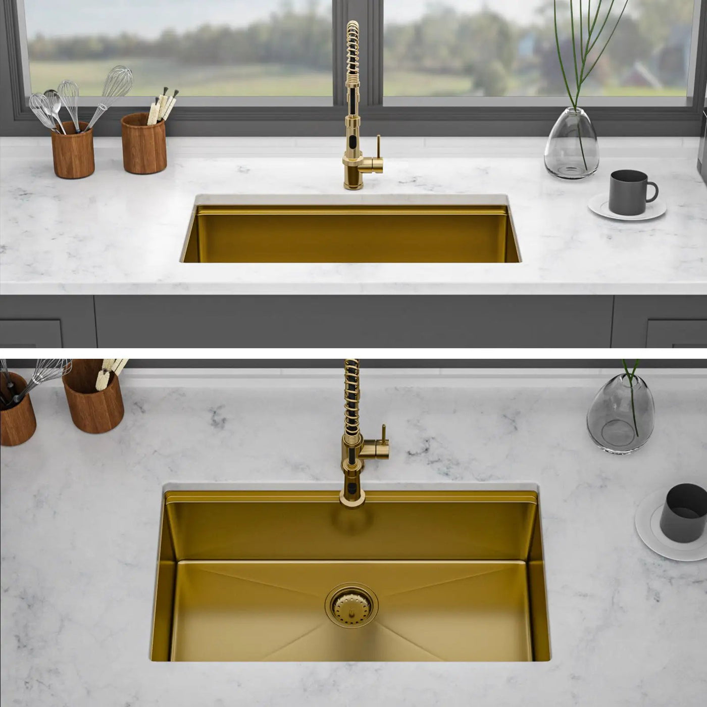 Stainless Steel Undermount Kitchen Sink With Workstation by HouseOfZazla