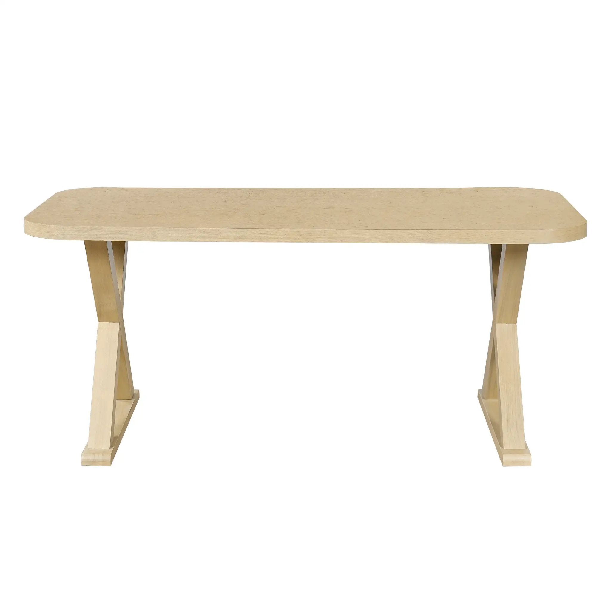 Natural Oak Veneer Dining Table by HouseOfZazla