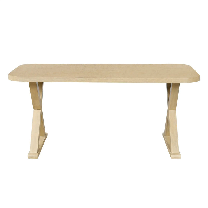 Natural Oak Veneer Dining Table by HouseOfZazla