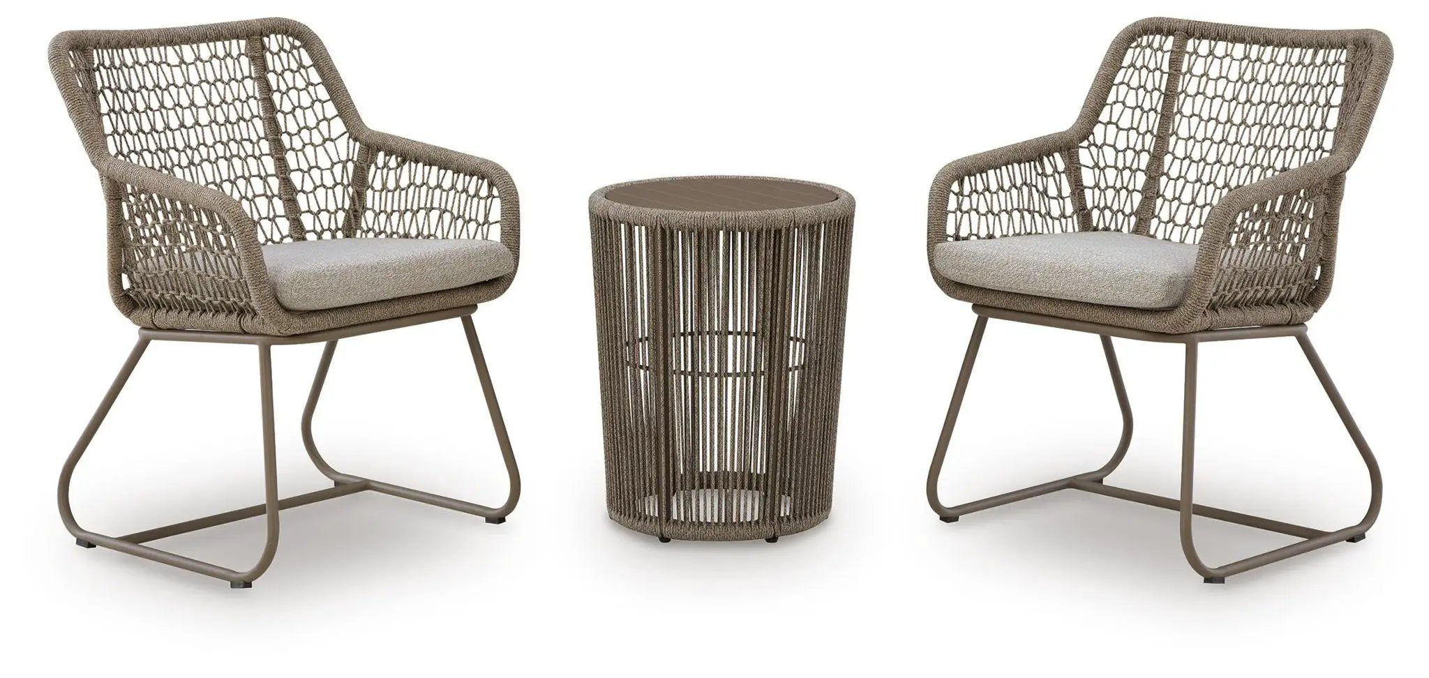 Majors Beach - Outdoor Table And 2 Chairs (Set of 3) - Beige by Unique Piece Furniture