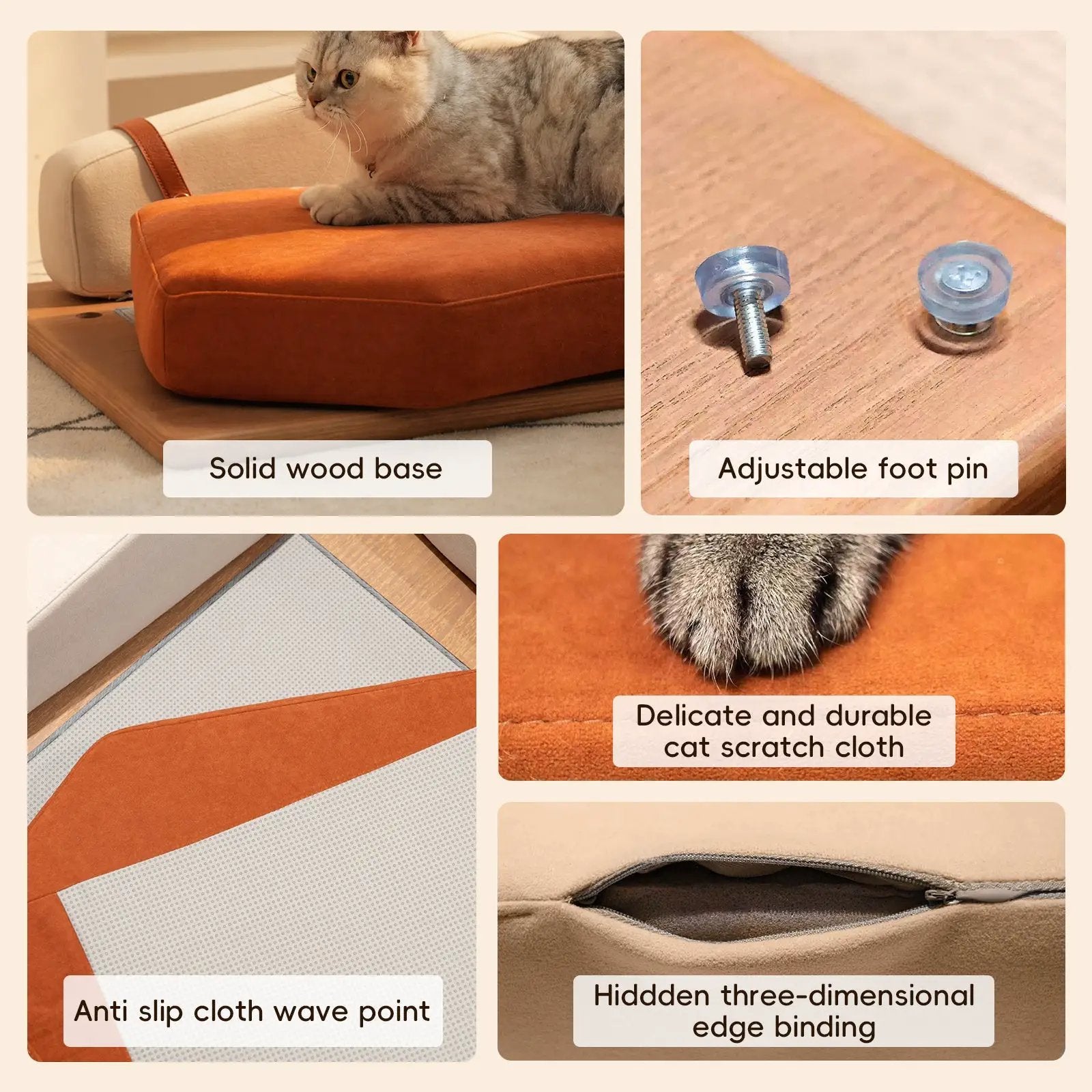Wooden Pet Bed for Cats & Dogs by HouseOfZazla