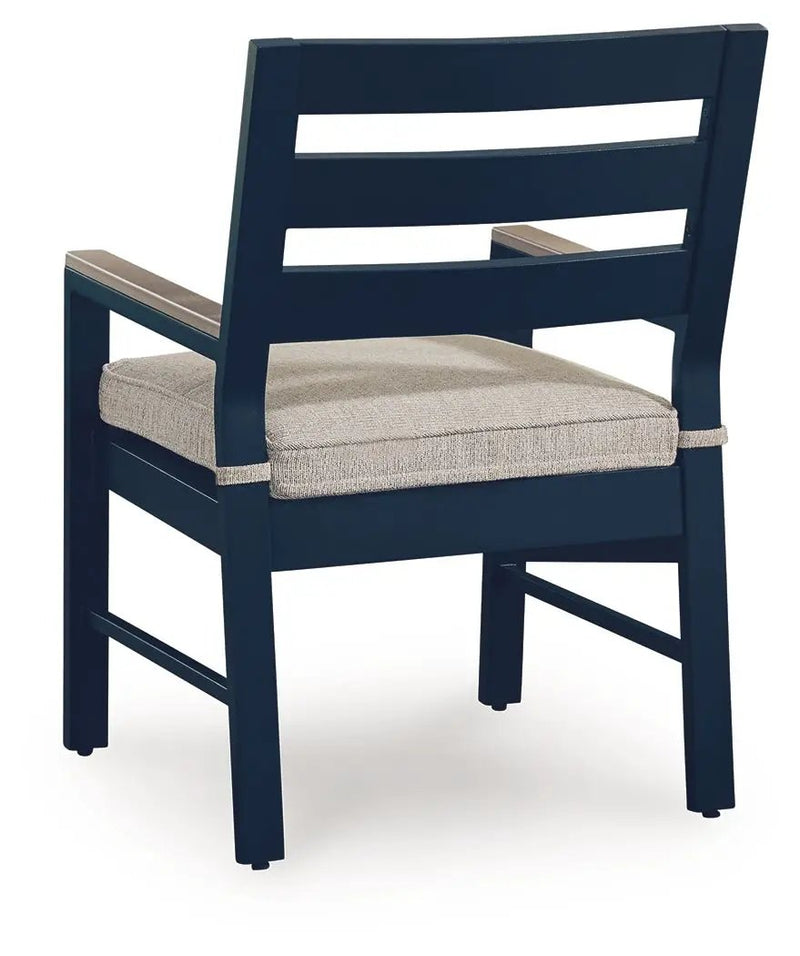 East Beach - Arm Chair With Cushion (Set of 2) - Blue by Unique Piece Furniture