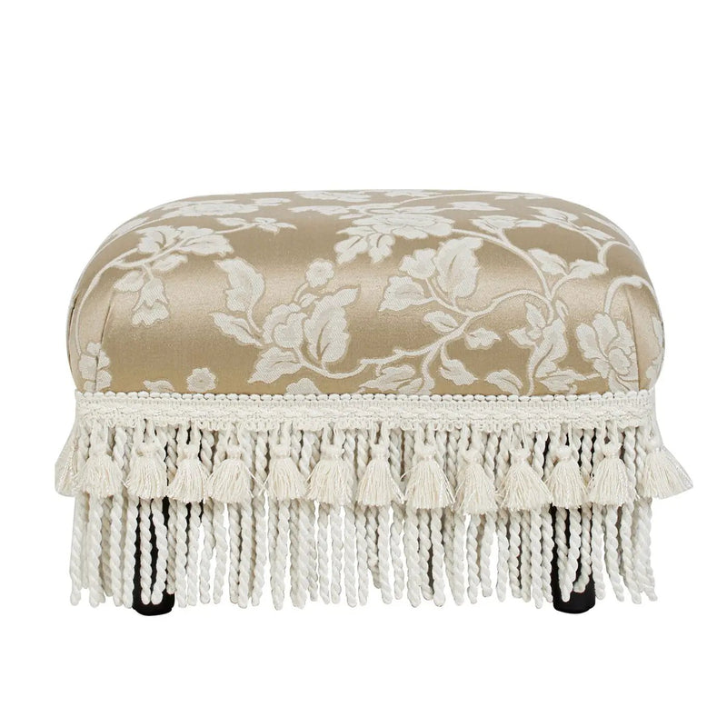 Fiona - Handcrafted Accent Footstool Ottoman by HouseOfZazla