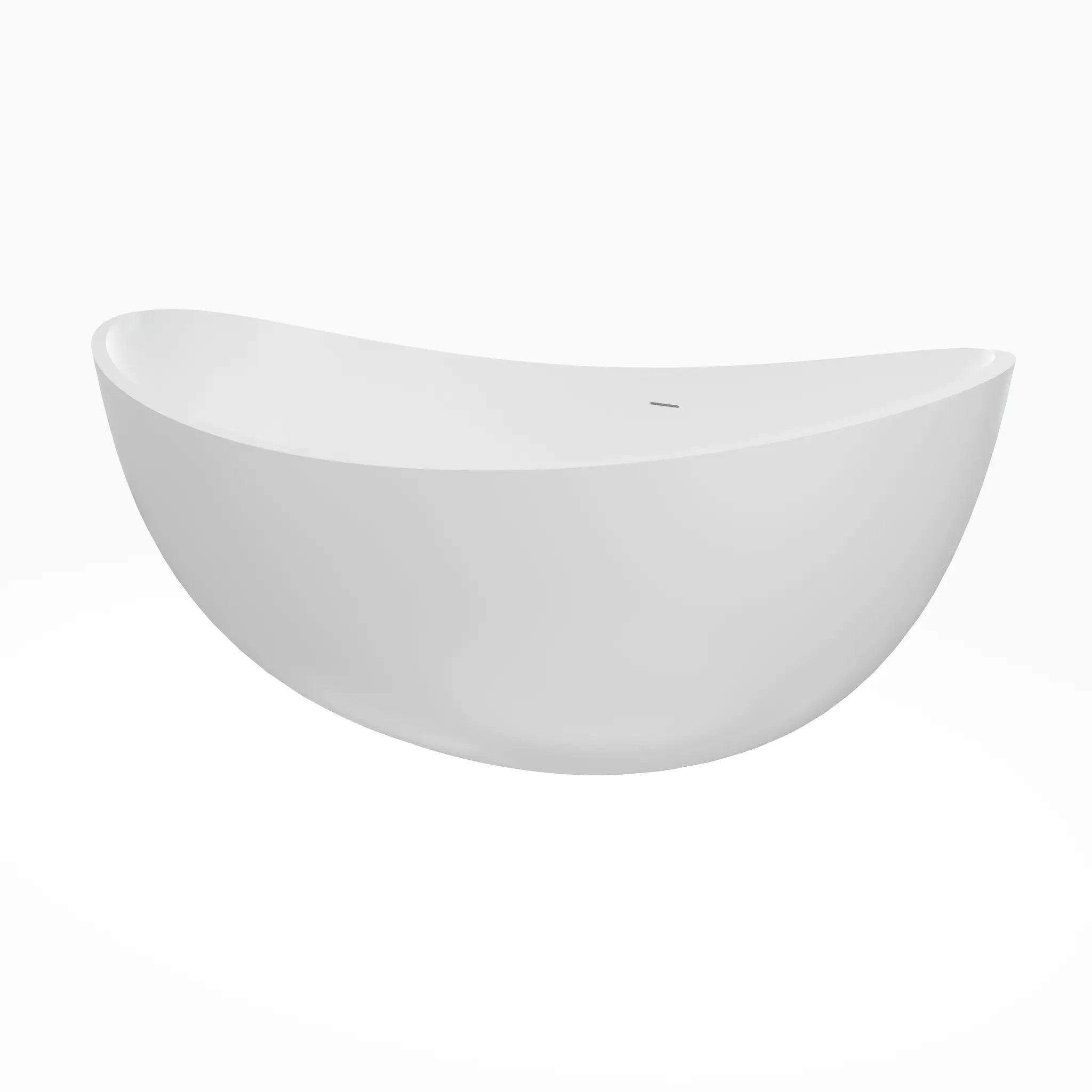 70 Inch Freestanding Solid Surface Soaking Bathtub by HouseOfZazla