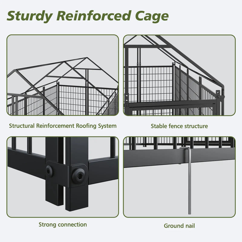 Large Dog Kennel Outdoor Pet Pens by HouseOfZazla