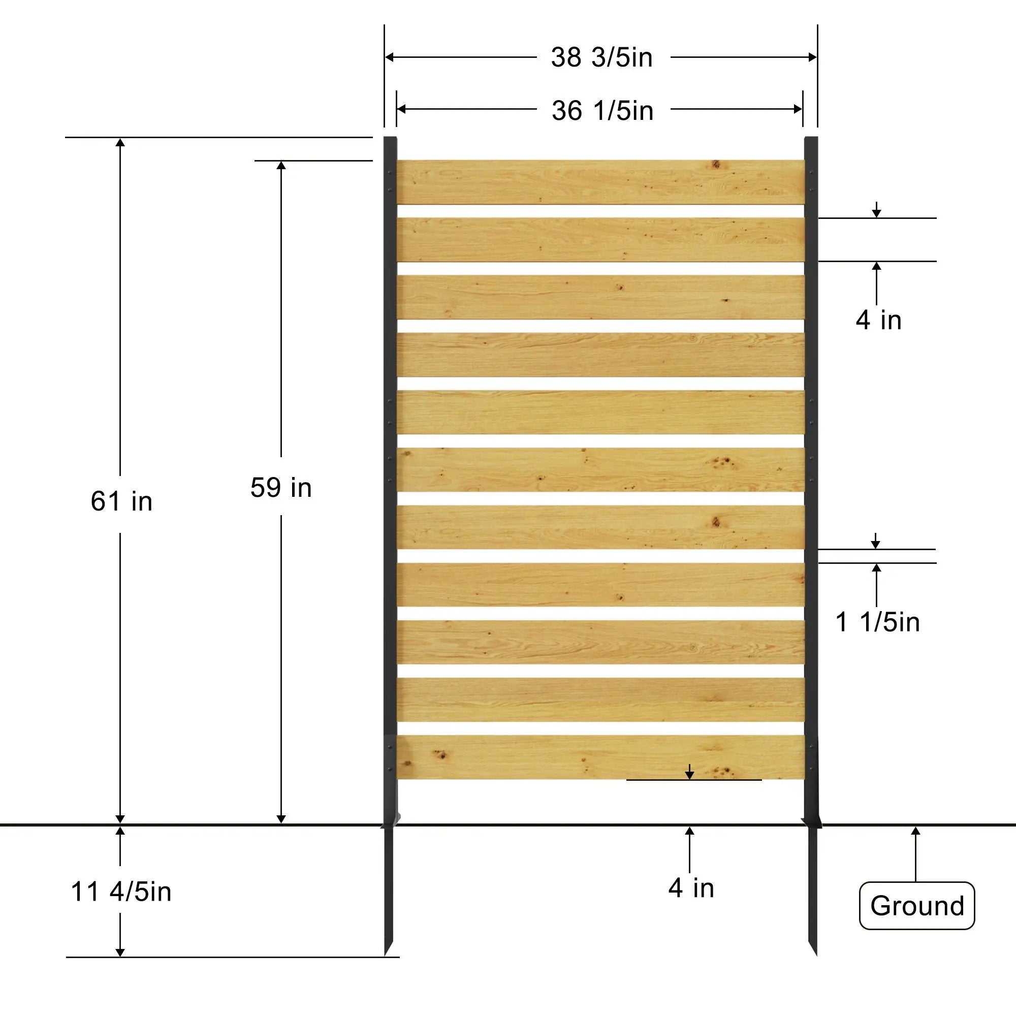 Outdoor Privacy Screen For Pool And Equipment Enclosures by Unique Piece Furniture