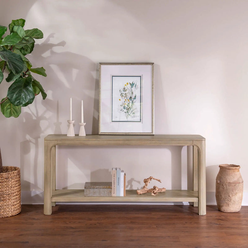 Solano 64-inch Entryway Console Sofa Table Weathered Mango by Unique Piece Furniture