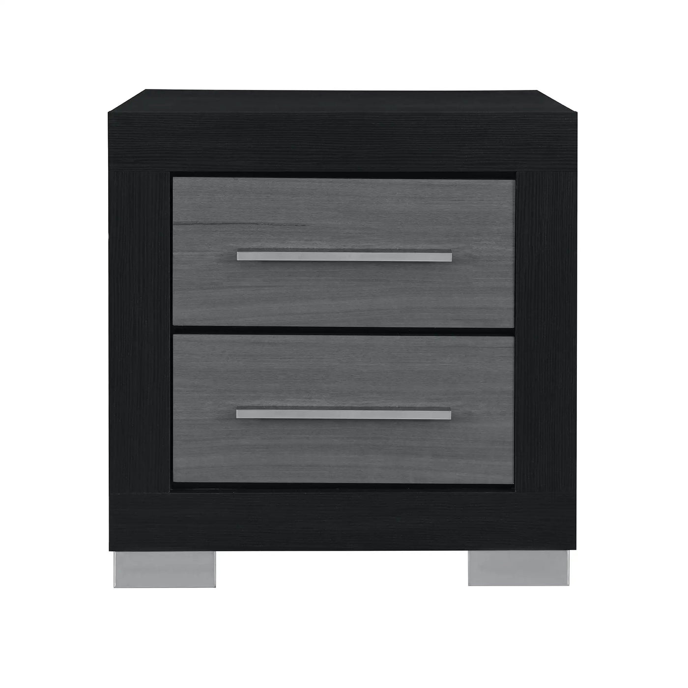Elsa - 2 Toned Nightstand With Bar Handle And Spacious Drawers by Unique Piece Furniture