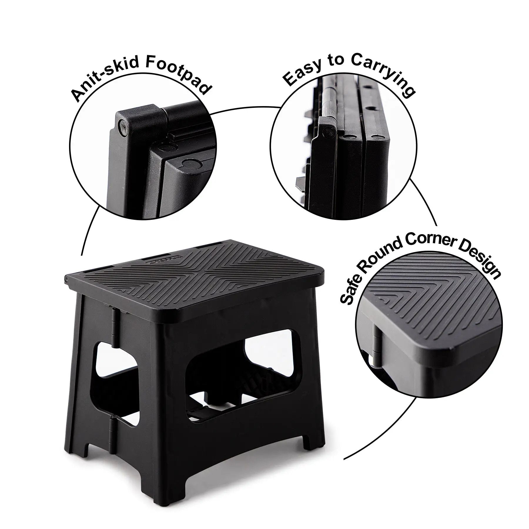 9in Folding Step Stool by HouseOfZazla