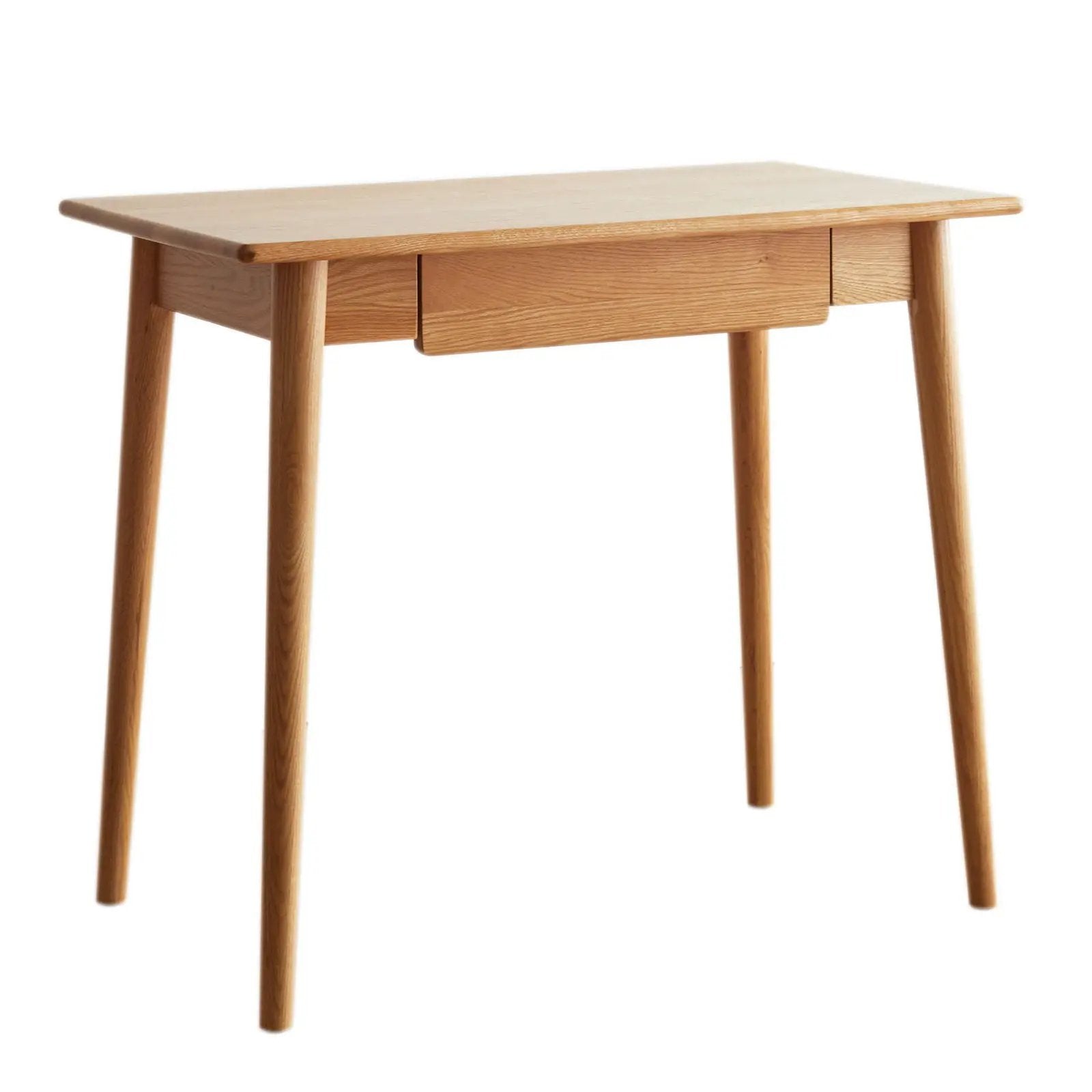 Computer Desk, Study Desk With Drawer Simple Work From Home - Oak Natural by HouseOfZazla