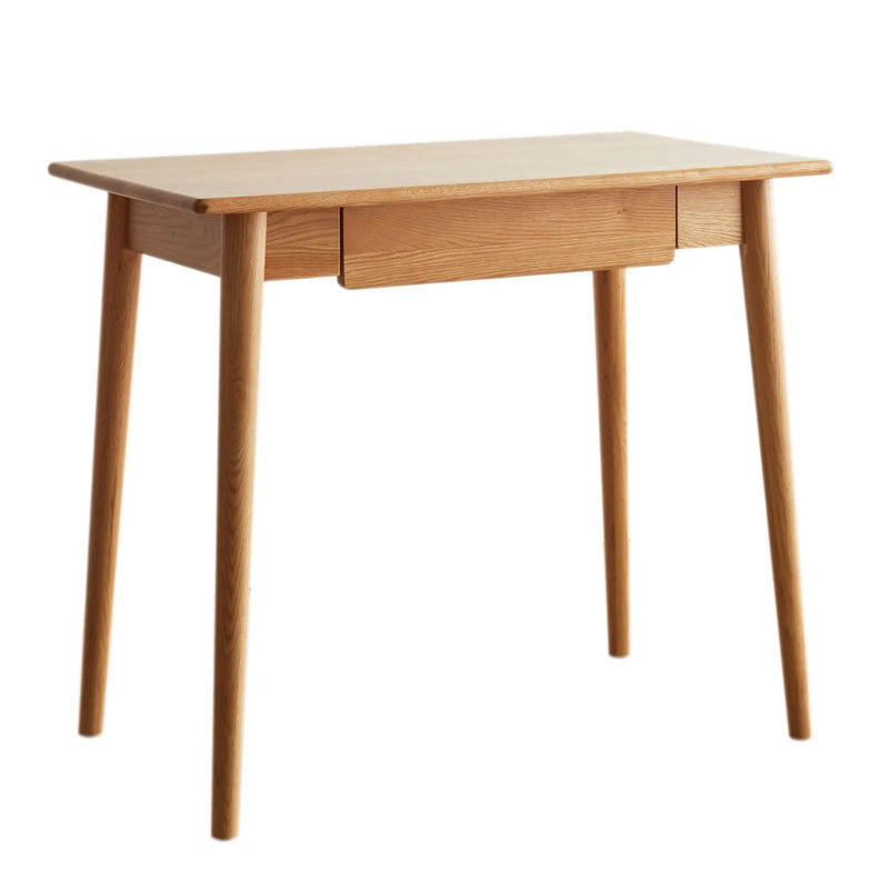 Computer Desk, Study Desk With Drawer Simple Work From Home - Oak Natural by HouseOfZazla