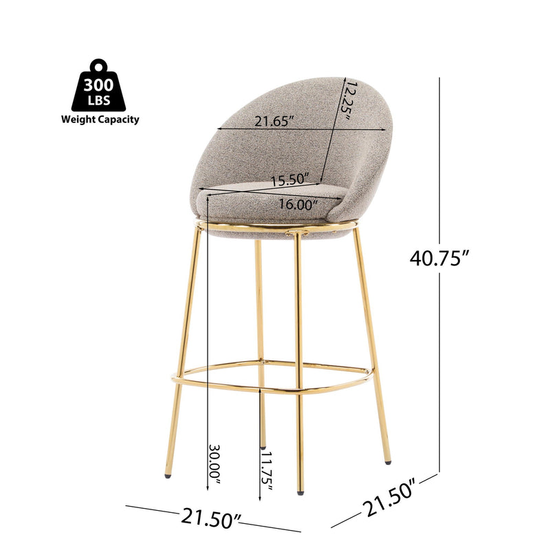 Celano Upholstered Barstool (Set of 2)