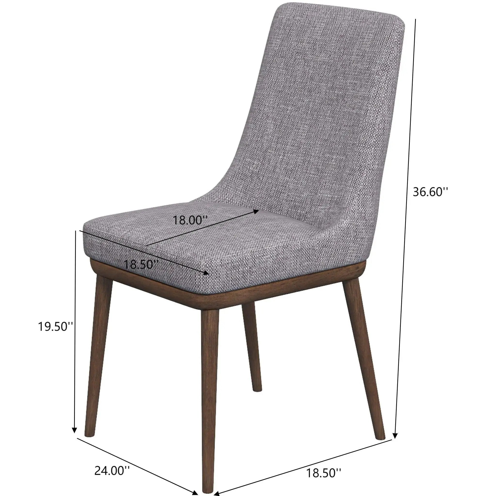 Kate - Mid-Century Modern Dining Chair (Set of 2) by Unique Piece Furniture